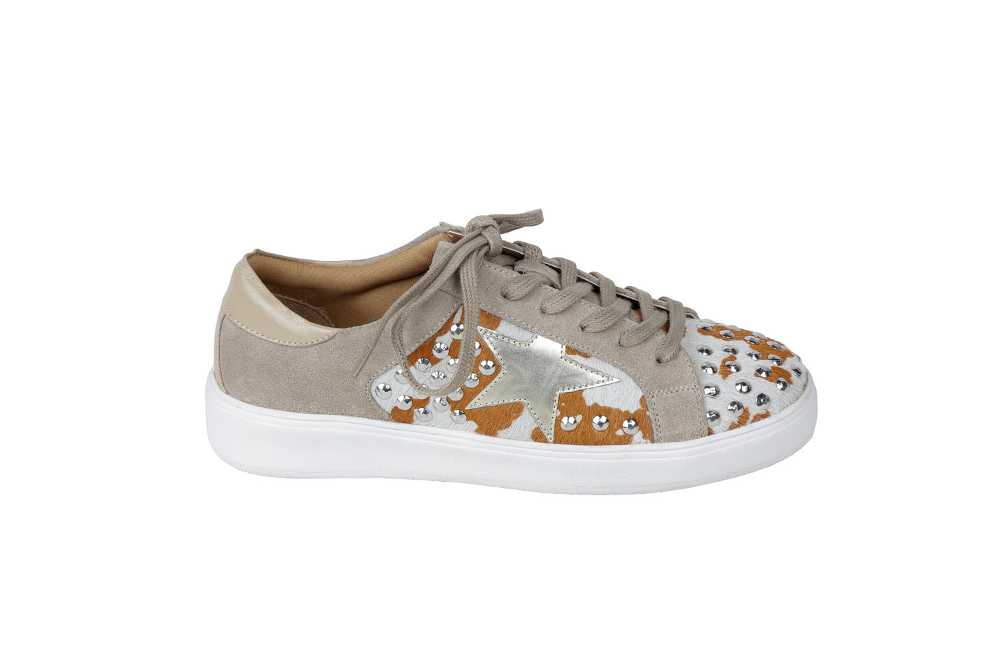 Cow Hide Grin Sneakers