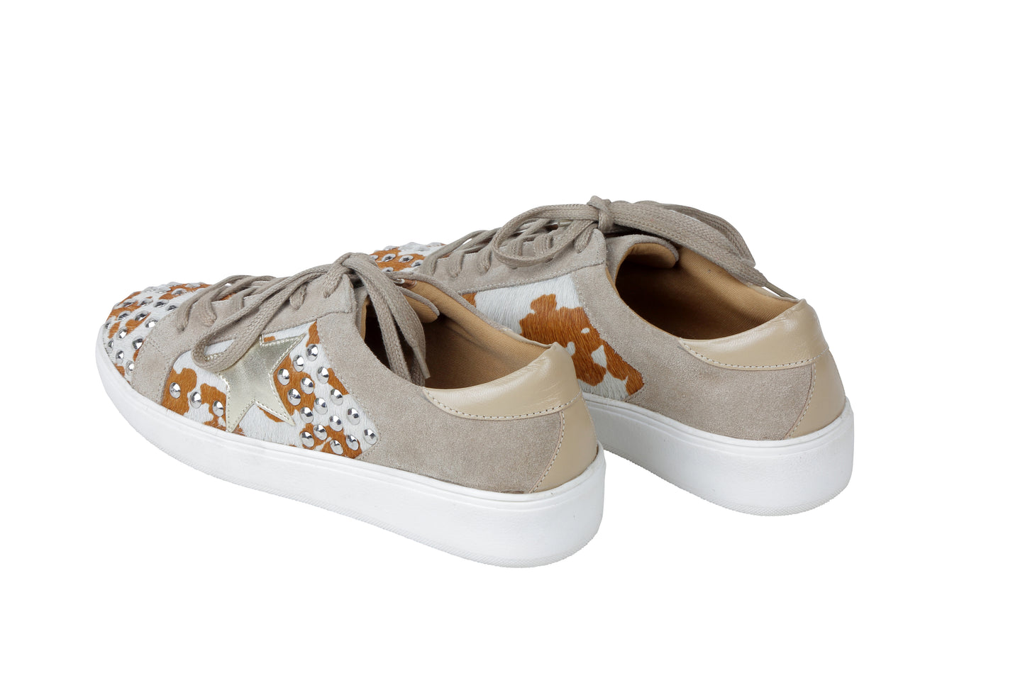 Cow Hide Grin Sneakers