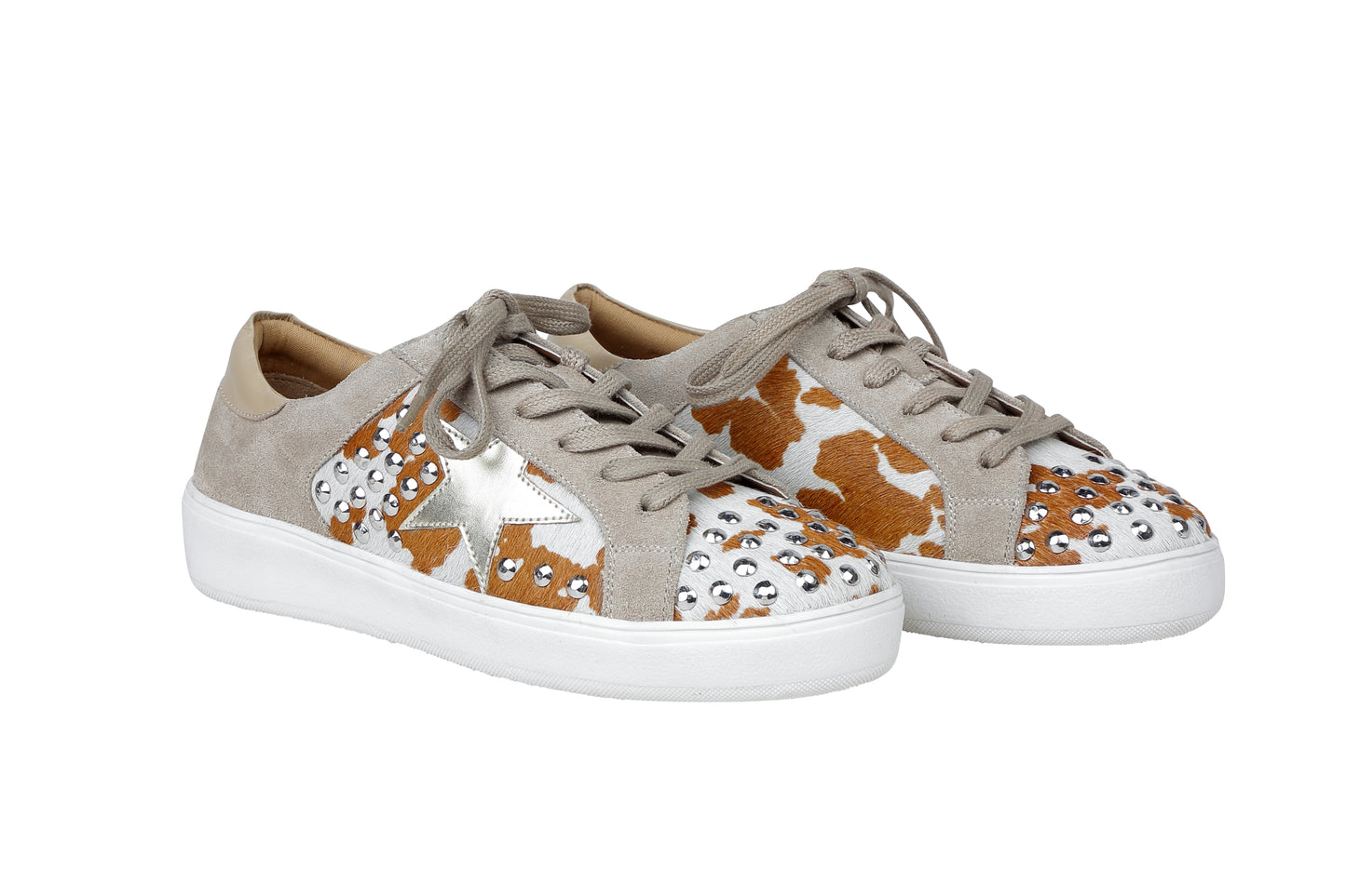 Cow Hide Grin Sneakers