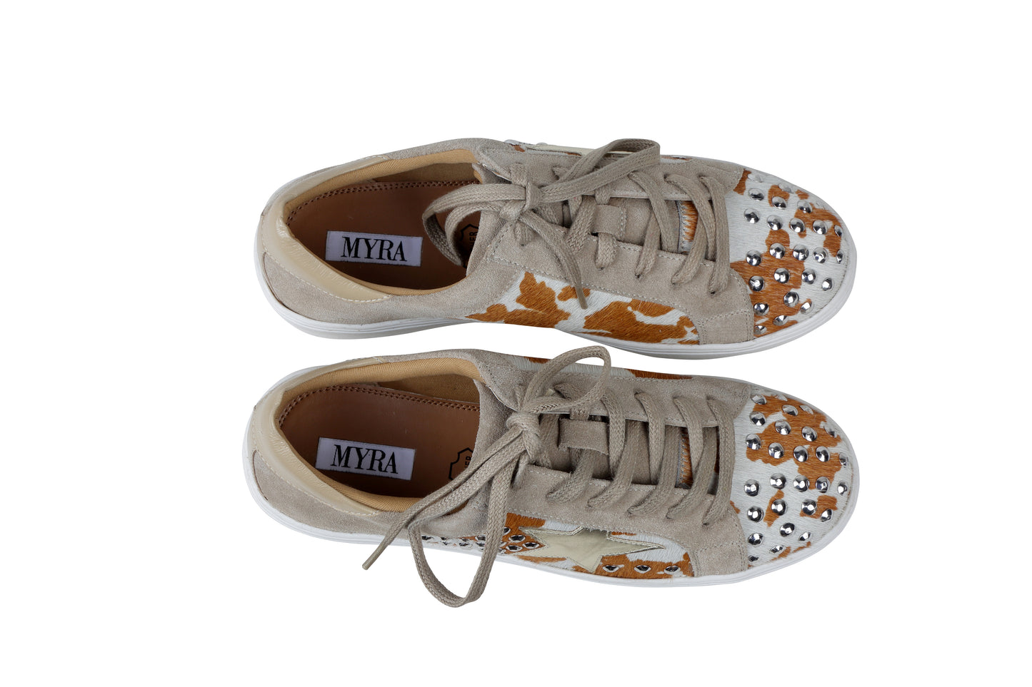 Cow Hide Grin Sneakers