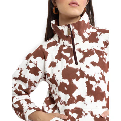 Cow Print Sweater