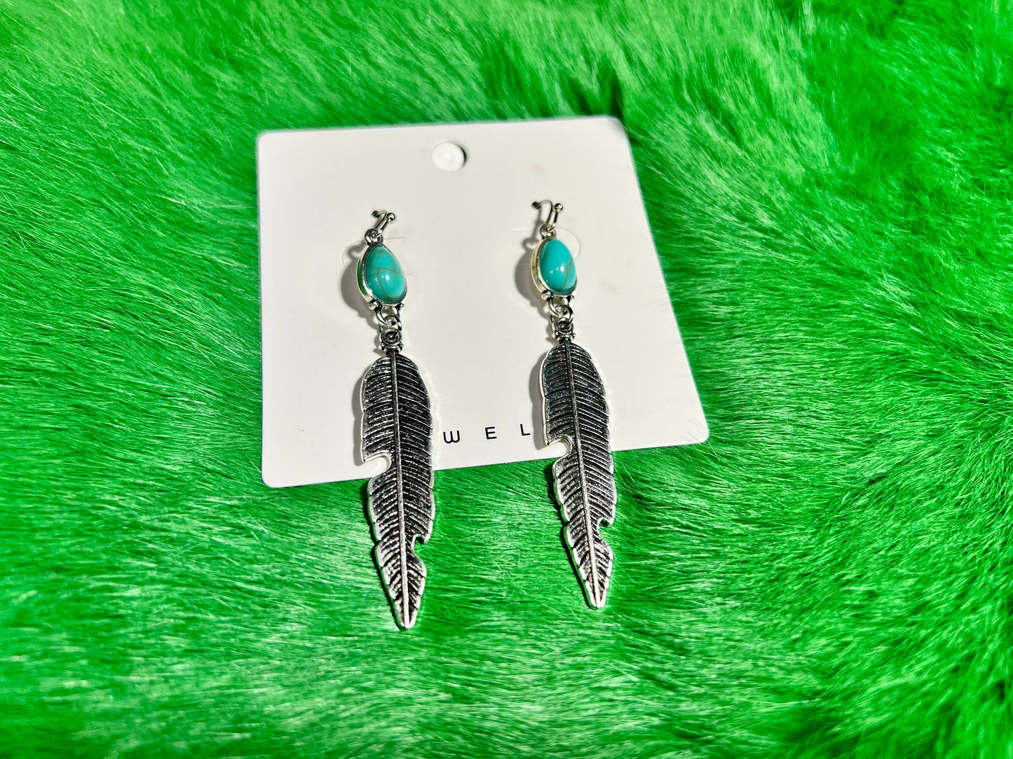 Turquoise Western Earrings