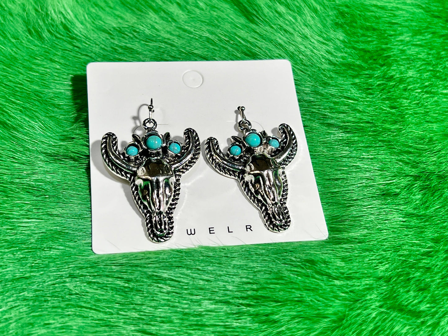 Turquoise Western Earrings