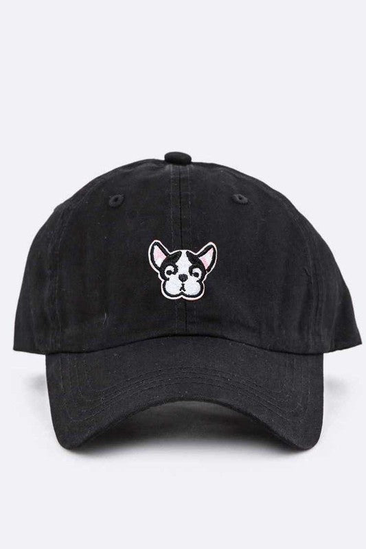 French Bulldog Patch Cotton Cap