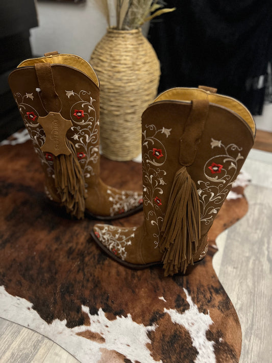 Sunset Petal Boots