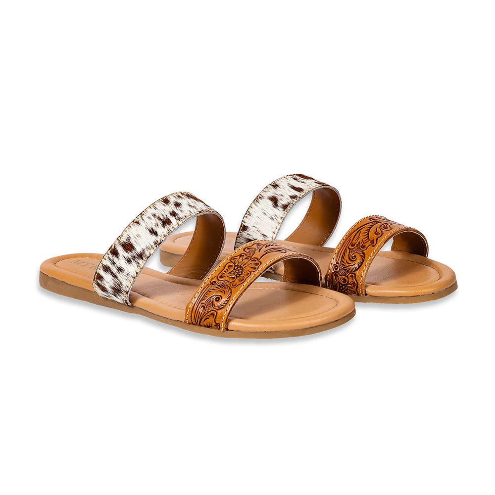 Lena Trail Handtooled Leather Sandals