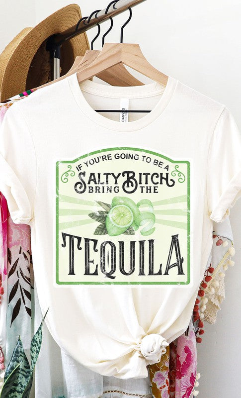 Salty Bitch Tequila Graphic Tee PLUS