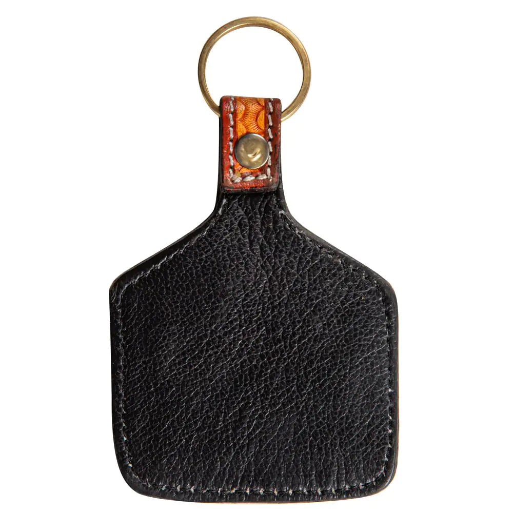 Glory of the Morning Hand-Tooled Key Chain